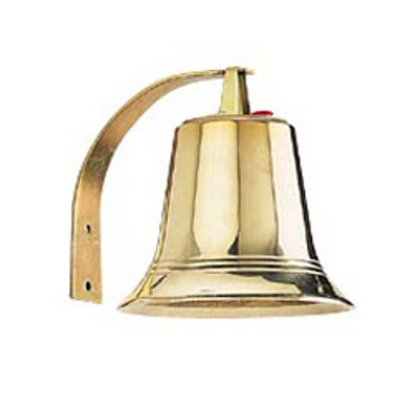 Carillon cloche de bronze poli