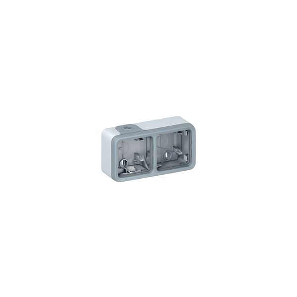 oîtier Plexo 2 Postes horizontal - Gris - 069672 - Legrand