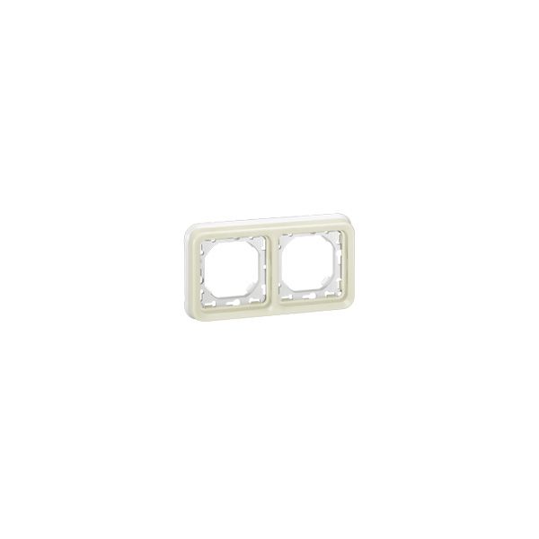 Support Plexo 2 postes horizontal - Blanc 069694 Legrand
