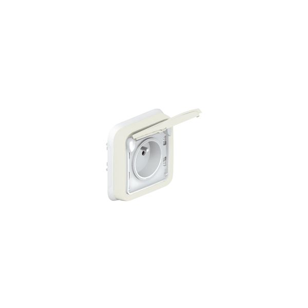 Prise 2P+T 16A Plexo complet encastré - Blanc - 069870 - Legrand