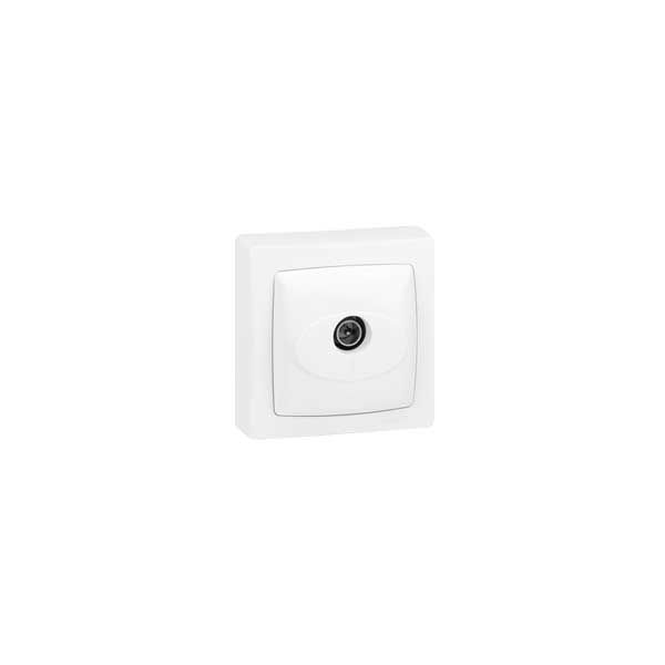 Prise TV simple Saillie blanc - 086040 - Legrand