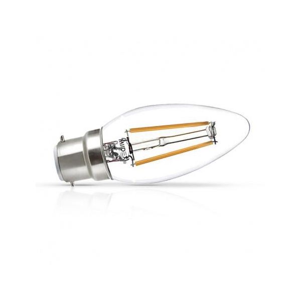 Ampoule LED B22 Filament Flamme 4W 2700K