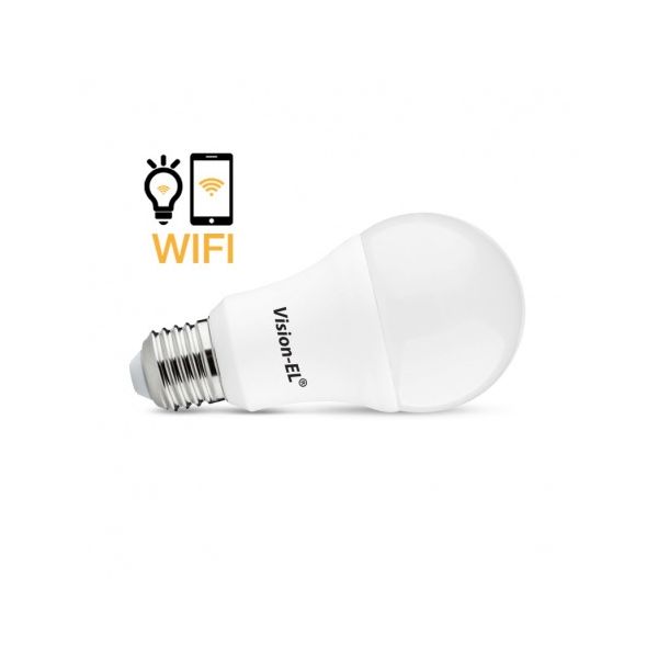 Ampoule LED E27 Connectée 12W RGB Wifi - Bâtir Moins Cher - Vision-EL