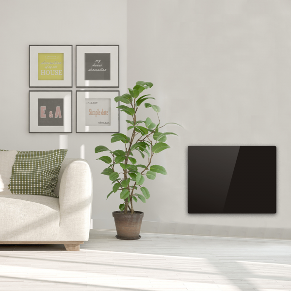 Radiateur Glass 1000W noir
