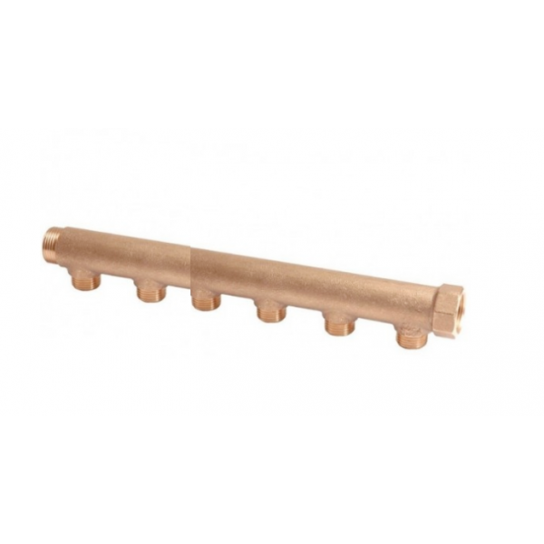 Collecteur nu 3/4 MF 6 départs M1/2 - AC-FIX - MH34M12X6