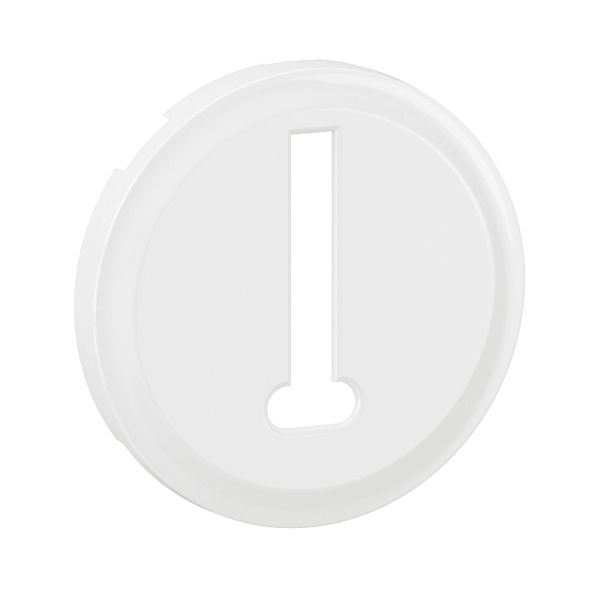 Enjoliveur blanc pour prise téléphone avec 8 contacts de la gamme Céliane référence CB0338 de la marque Legrand