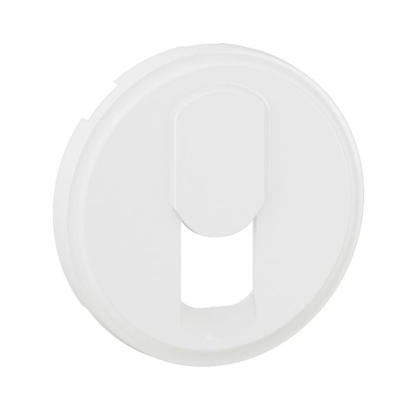 Enjoliveur de couleur blanc pour prise RJ45 Céliane. Enjoliveur de référence CB0340 de la marque Legrand.
