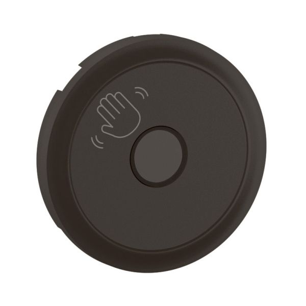 Enjoliveur pour interrupteur ou va-et-vient sans contact Céliane couleur noir référence CN0003 de Legrand