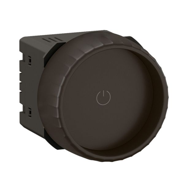 Variateur Rotary Céliane avec ou sans Neutre 200W LED avec enjoliveur Noir