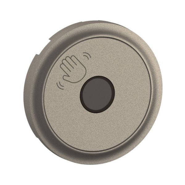 Enjoliveur pour interrupteur ou va-et-vient sans contact Céliane - Titanium