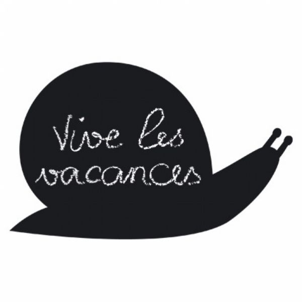 Sticker ardoise, modèle escargot