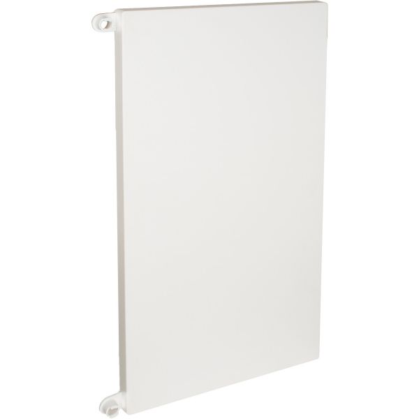 Porte blanche référence GTL39PU de la marque Solera. A mettre avec le coffret 3 rangées - 39 modules réf. GTL39 - Solera.