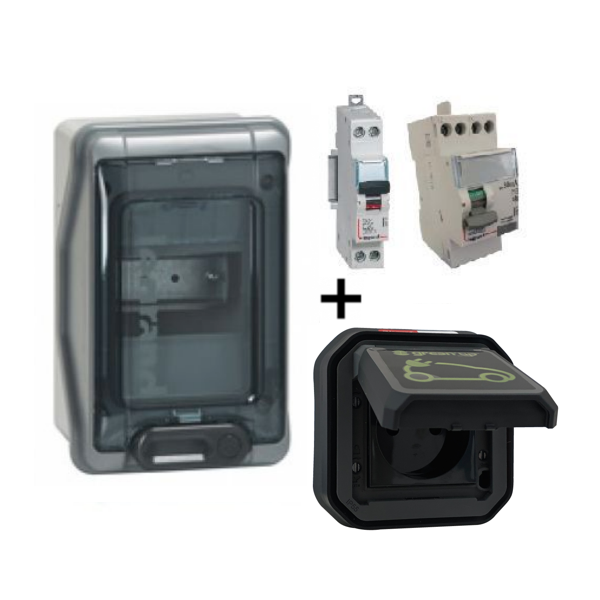 Kit recharge Green'Up encastré pour voiture electrique