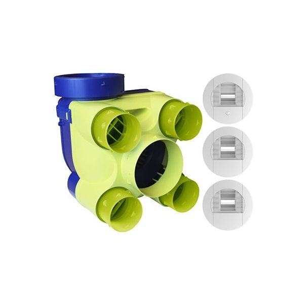 VMC basse consommation hygroréglable HYDRA 2 604021 UNELVENT | Bâtir ...