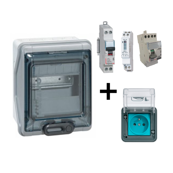 Kit recharge Witty + Compteur pour voiture electrique