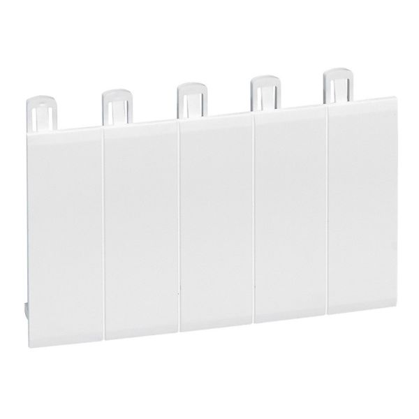 Obturateur blanc 5 modules séparable Legrand 001660
