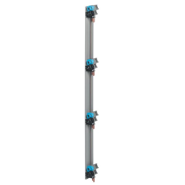 Peigne d'alimentation verticale VX³ monophasé pour coffret 4 rangées entraxe 125 mm Legrand 405002