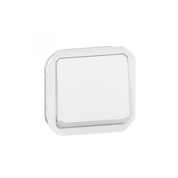 Interrupteur ou va-et-vient lumineux voyant étanche Plexo 10AX 250V~ blanc