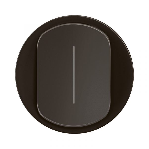 Enjoliveur pour interrupteur ou va-et-vient témoin Céliane Noir - CN0007 Legrand