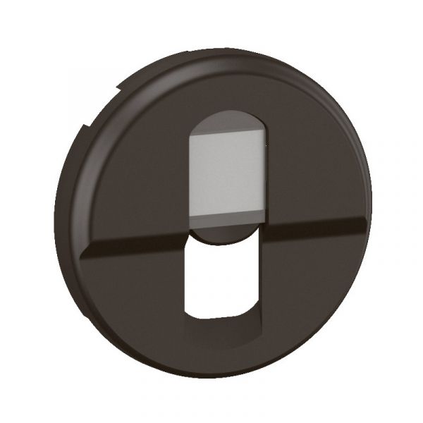 Enjoliveur prise RJ45 cat.6 Grade 3 Céliane Noir - CN0346