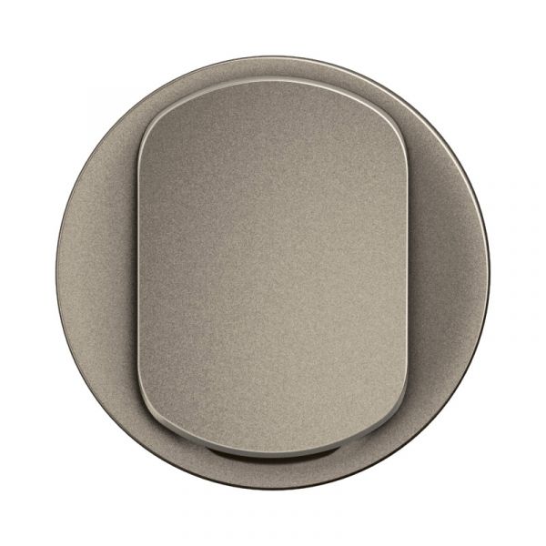 Enjoliveur pour interrupteur ou va-et-vient lumineux Céliane  Aluminium - CT1001 Legrand