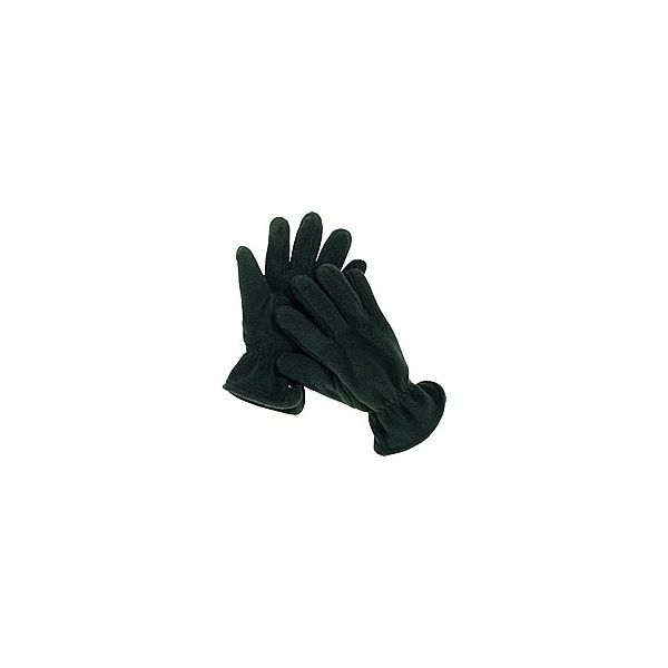 Gants en laine polaire noir