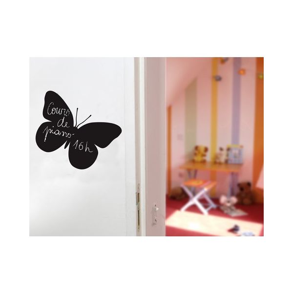 Sticker ardoise, modèle papillon