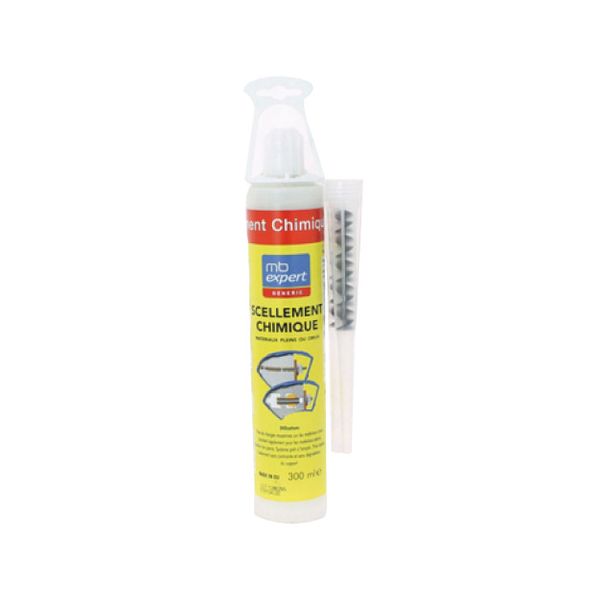 Cartouche de scellement chimique 300ml Gris MB expert