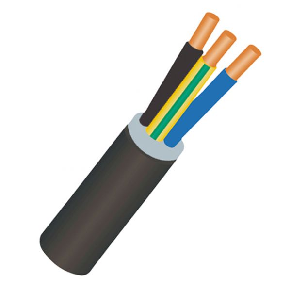 Câble RO2V 3G2,5 au mètre - FIL-3G2.5-metre - Bâtir Moins Cher