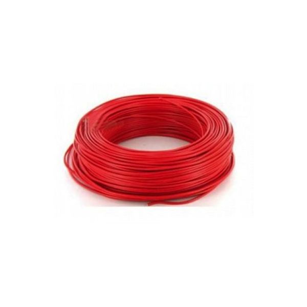 Fil H07VU 2.5mm² Rouge en 100m - FIL001105 - Bâtir Moins Cher 