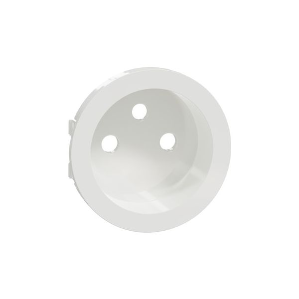 Enjoliveur seul de couleur Blanc référence S520659 de la gamme Odace 2011 pour prise de courant 2P+T 16A Odace 2011 de la marque Schneider.