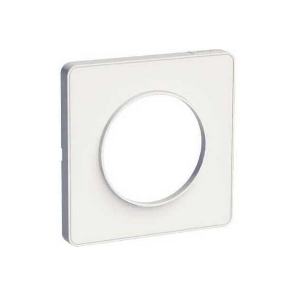 Plaque 1 poste Odace Touch - Blanc - S520802 - Schneider