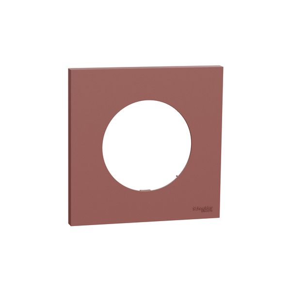 Plaque de finition 1 poste S905702 Odace Schneider - Rose grenat