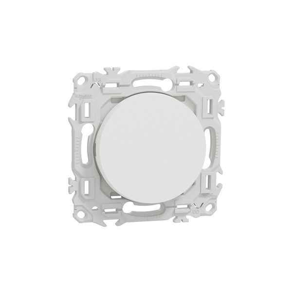 Va et vient ou poussoir 10AX S920204 Odace Schneider - Blanc craie