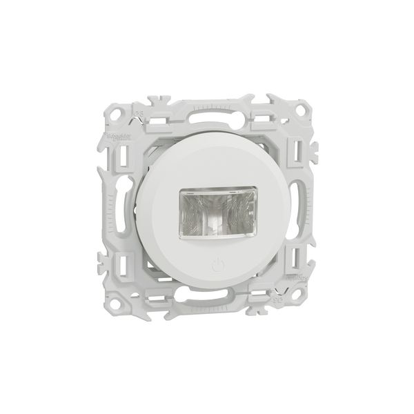 Détecteur présence et mouvement S920526 Odace Schneider - Blanc craie - 3 fils avec neutre