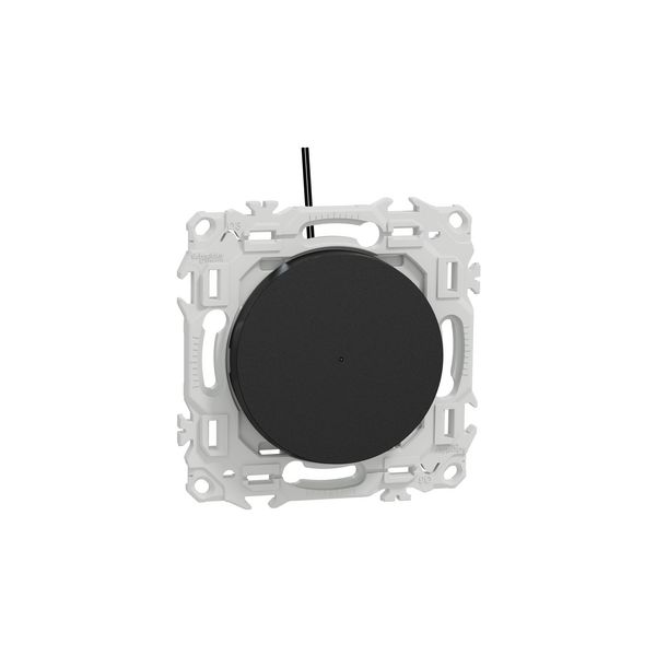 Va et vient ou poussoir lumineux LED S940263 Odace Schneider - Noir onyx