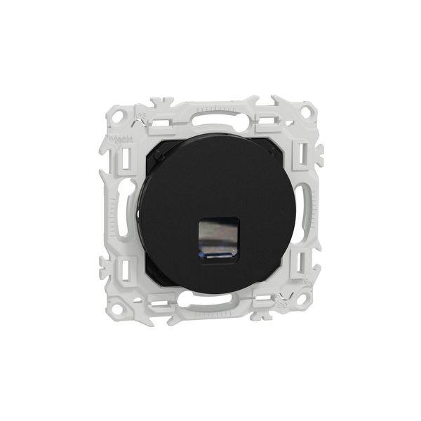 Prise RJ45 S940475 Cat6 UTP grade 1 à 2 Odace Schneider - Noir onyx