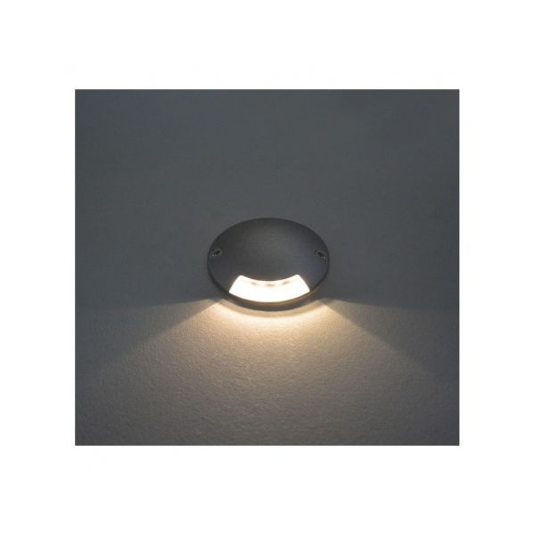 Spot LED Balise Rond 1 diffuseur 1W 4000°K - Vision-EL - 70783