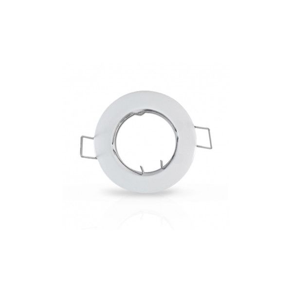 Support de spot vision-el rond blanc 81mm Fixe - 7710 - Vision-EL 