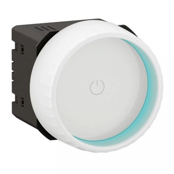 Variateur Rotary Céliane avec ou sans Neutre 200W LED avec enjoliveur Blanc Legrand