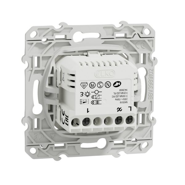 Variateur Odace - Blanc Manuel et Zigbee