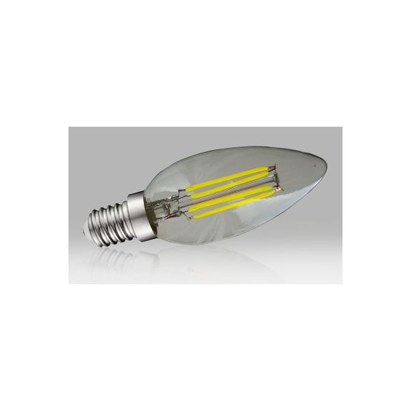 Ampoule à filament LED flamme E14 - 4W blanc neutre