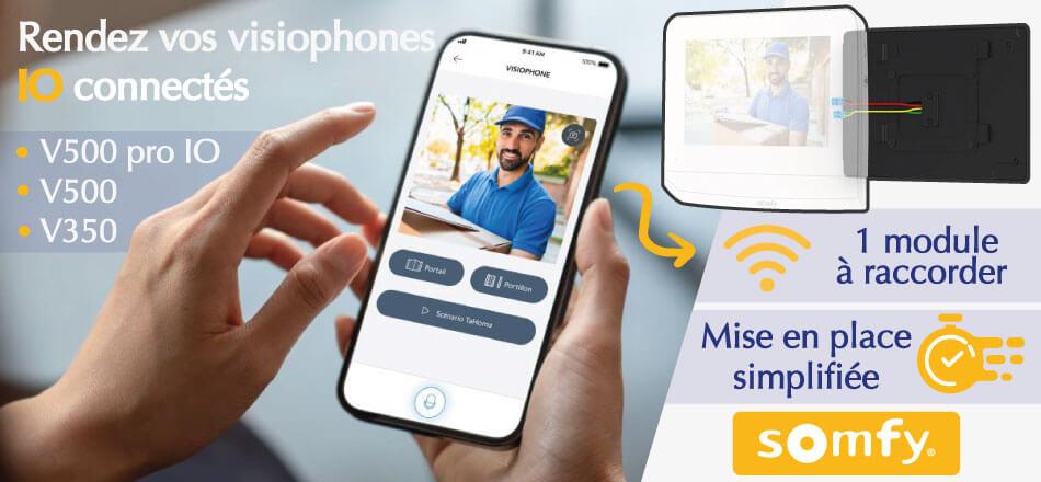 Module connectée - Visiophone somfy v500 pro - v350