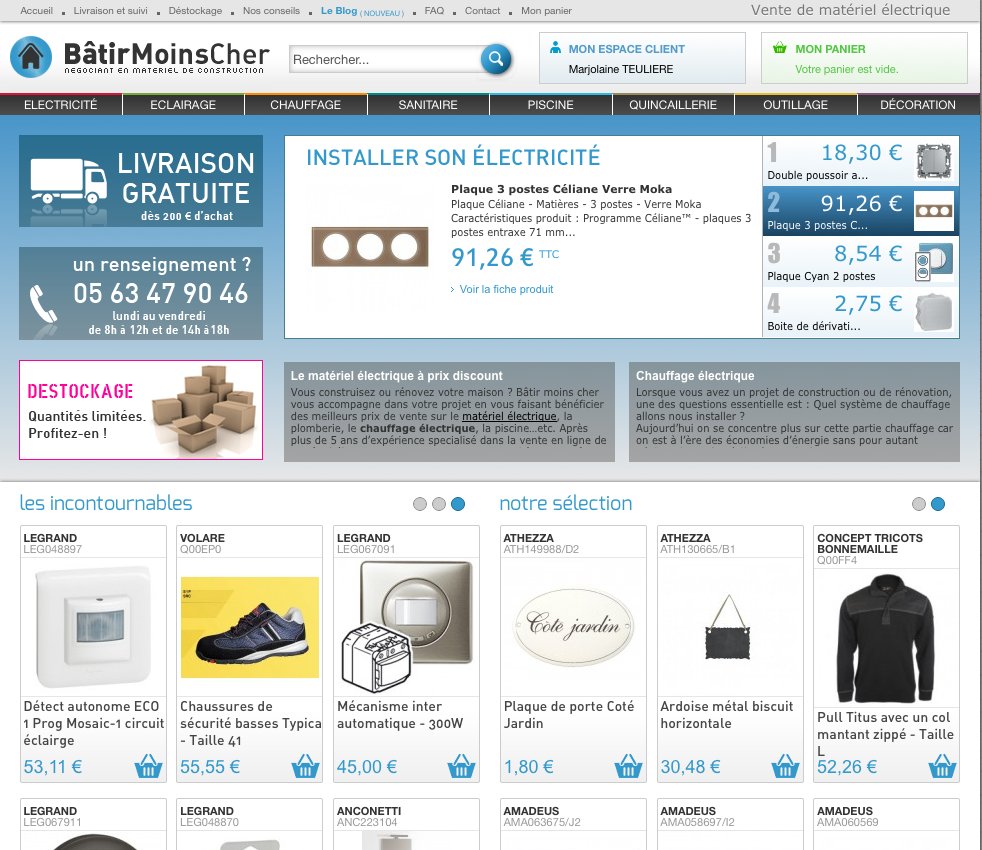 accueil ancien site Bâtir Moins Cher