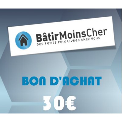 Offrez un bon d&#039;achat chez Bâtir Moins Cher !