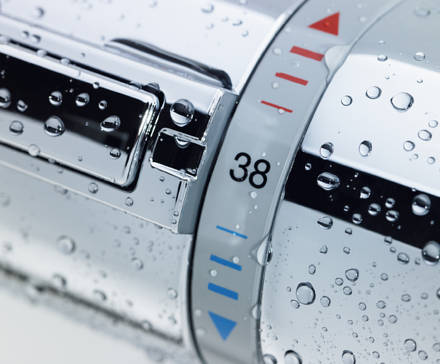 économies d'eau avec mitigeur thermostatique grohe