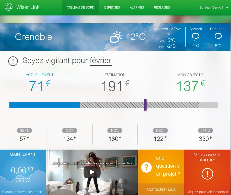 indicateur de consommation pour économie d'électricité
