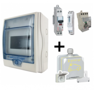 Kit recharge Sécurisé pour voitures electriques avec comptage