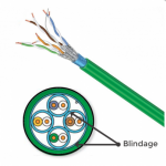 Câble Schneider Grade 3TV 10GB pour Rj45 au mètre Catégorie 6A F/FTP 