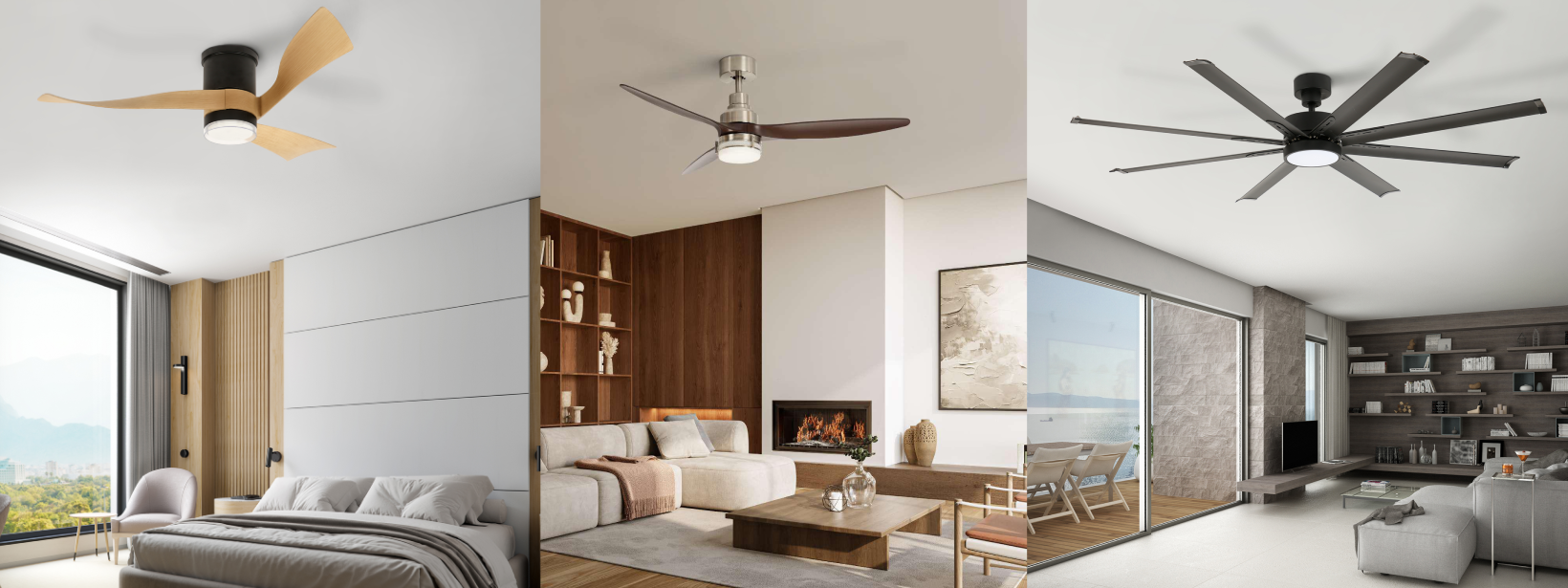 Présentation de 3 ventilateurs de plafond Farelek de la game 2026